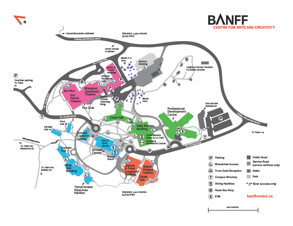 BanffCentreCampusMap