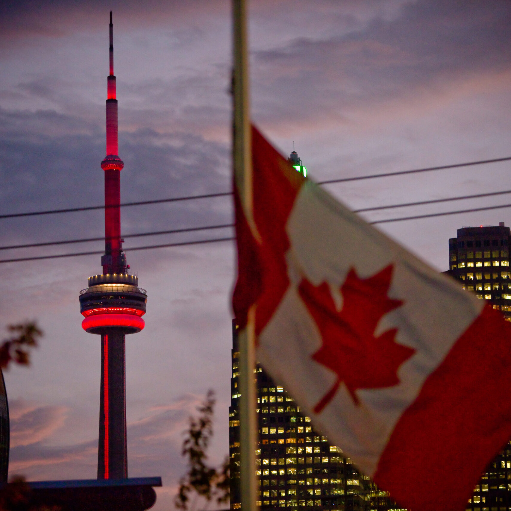 Candanian Flag CN Tower.jpeg